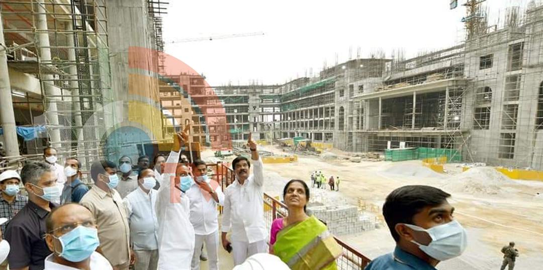Cm Kcr Visits New Secretariat 14