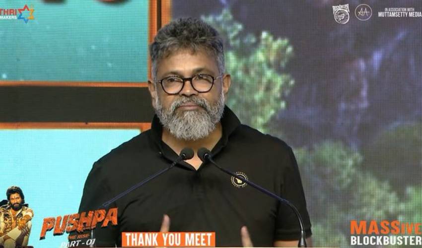 Pushpa Thank You Meet : లైట్ అండ్ సెట్ బాయ్స్‌కి లక్ష రూపాయలు ప్రకటించిన సుకుమార్..