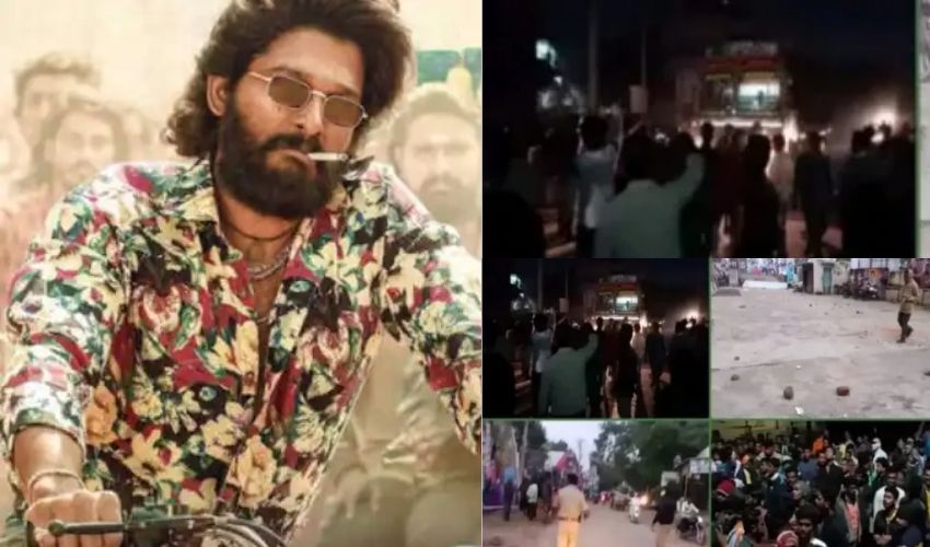 Pushpa : ‘పుష్ప’ బెనిఫిట్ షో వేయలేదని థియేటర్ పై దాడి చేసిన ఫ్యాన్స్