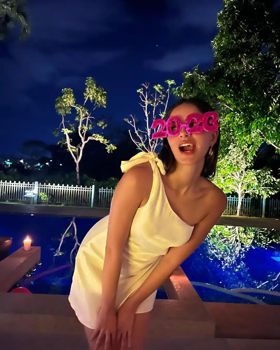 Ananya Panday new year celebration pics