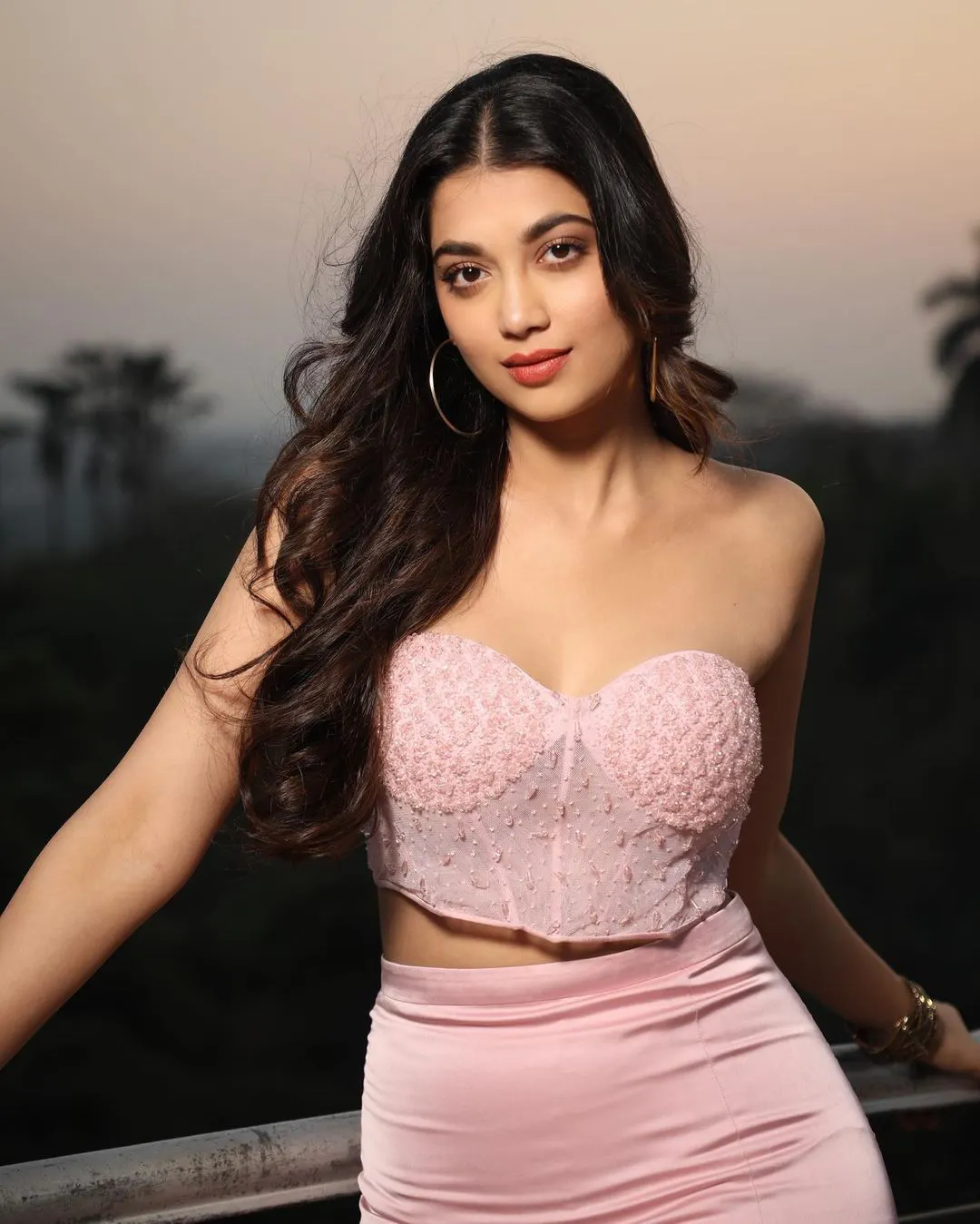 Digangana Suryavanshi photoshoot in sun set lights