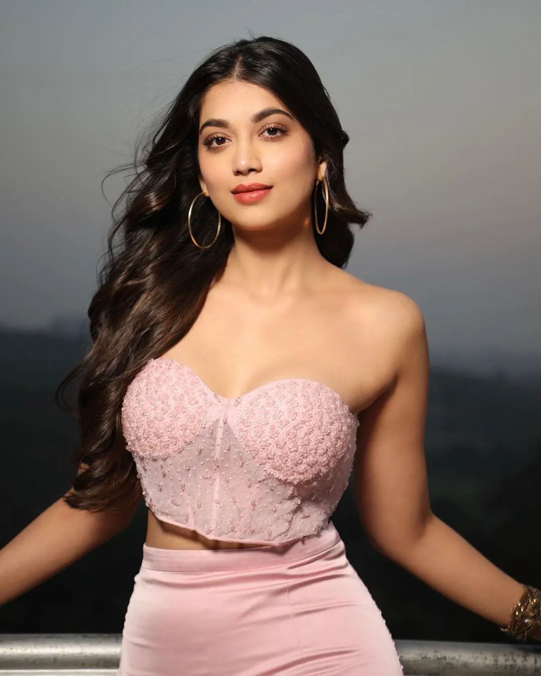 Digangana Suryavanshi photoshoot in sun set lights