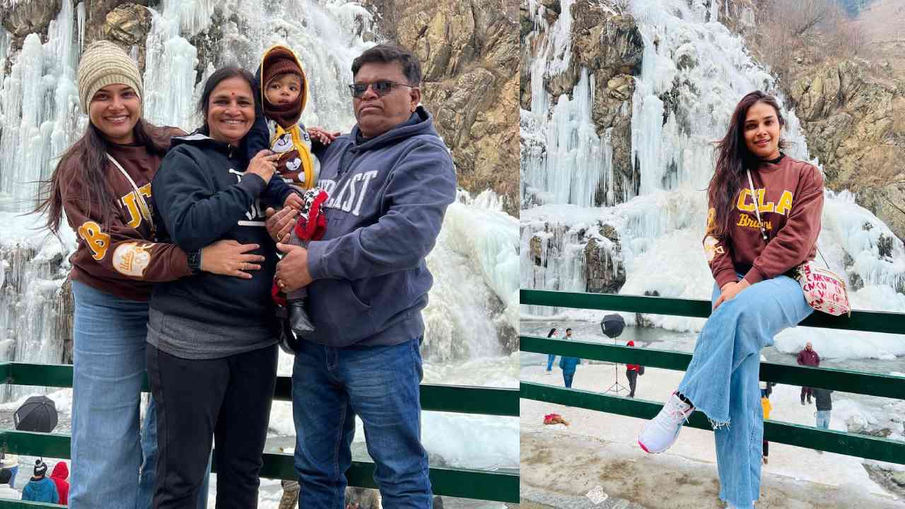 Hari Teja : హిమ పర్వత అందాలను ఆస్వాదిస్తున్న హరితేజ..