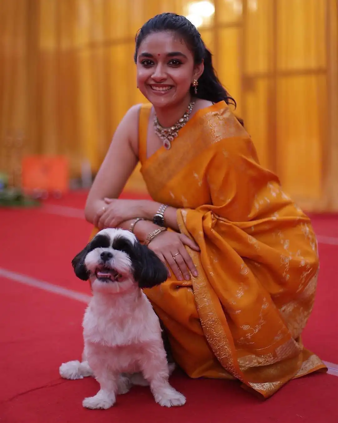 Keerthy Suresh sankranthi celebrations