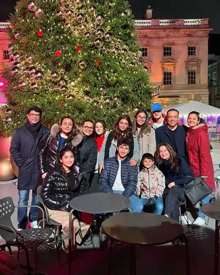 Mahesh family New Year Celebrations in London