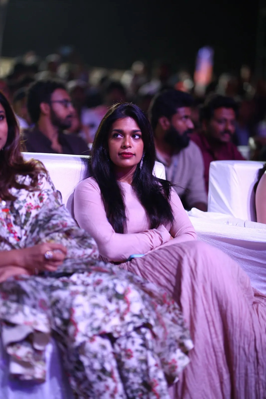 Mega Star Chiranjeevi Daughters in Waltair Veerayya pre release event