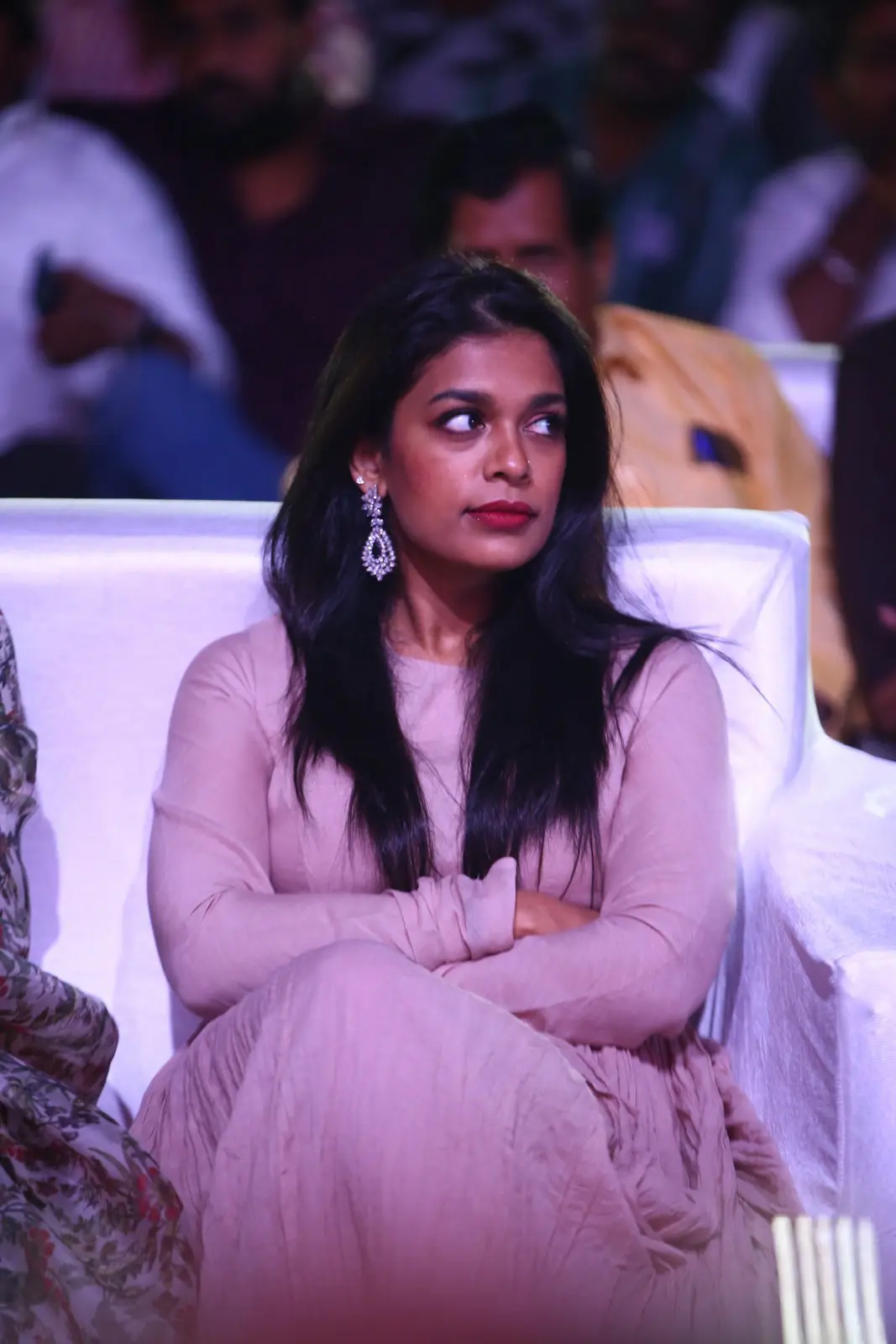 Mega Star Chiranjeevi Daughters in Waltair Veerayya pre release event