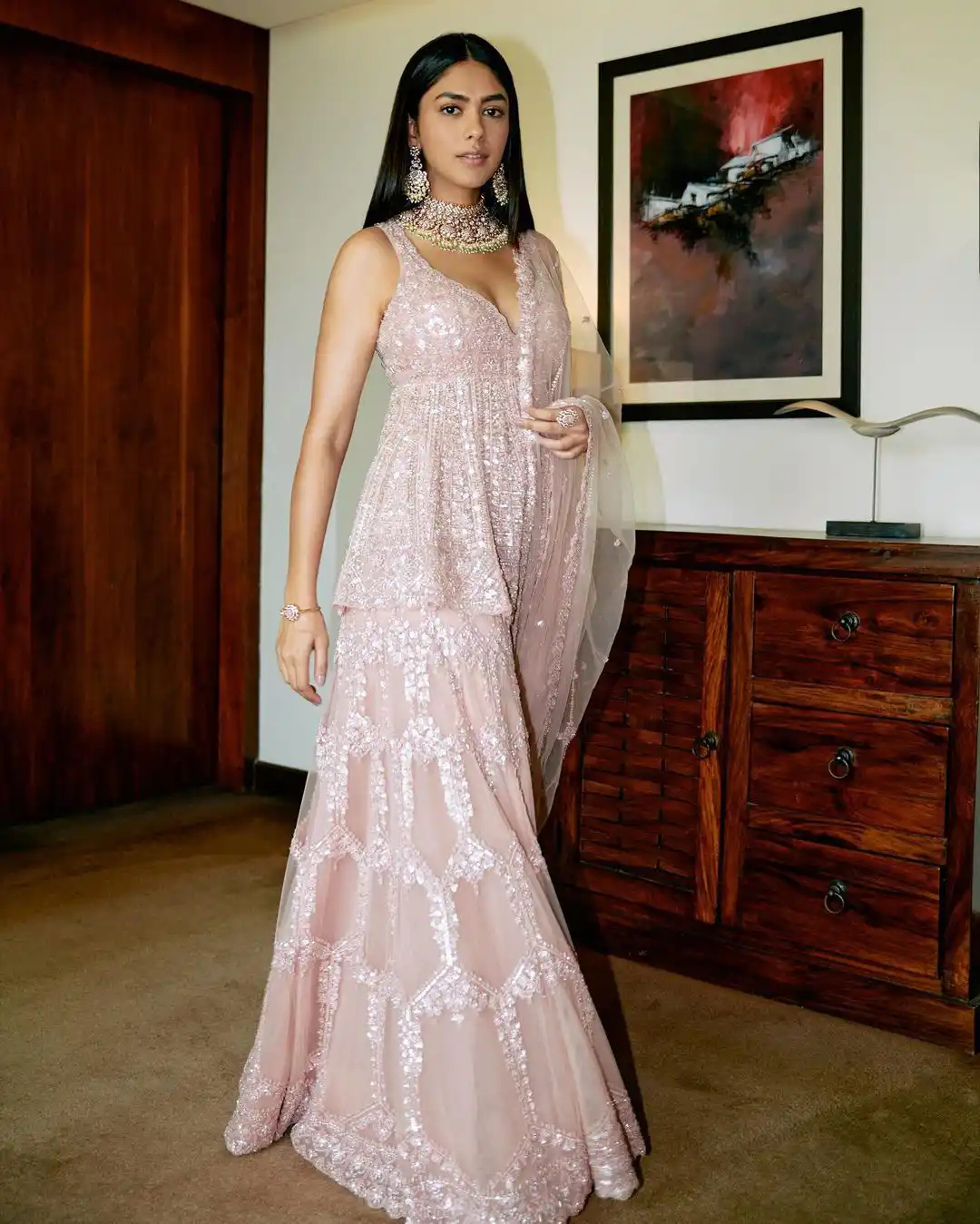 Mrunal Thakur Photoshoot in Traditional and Trendy Wears