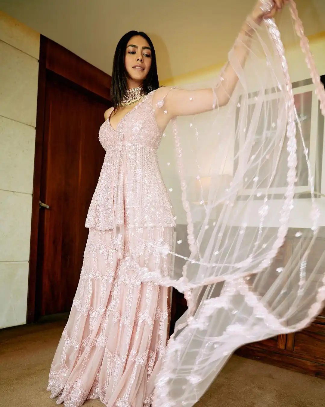 Mrunal Thakur Photoshoot in Traditional and Trendy Wears