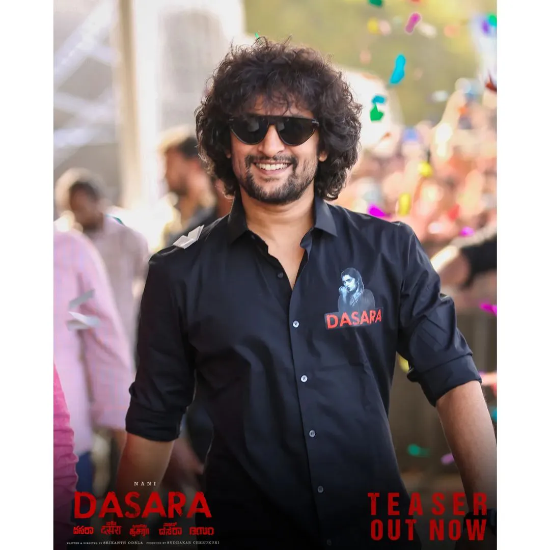 Natural Star Nani Stills form Dasara Teaser Launch Event
