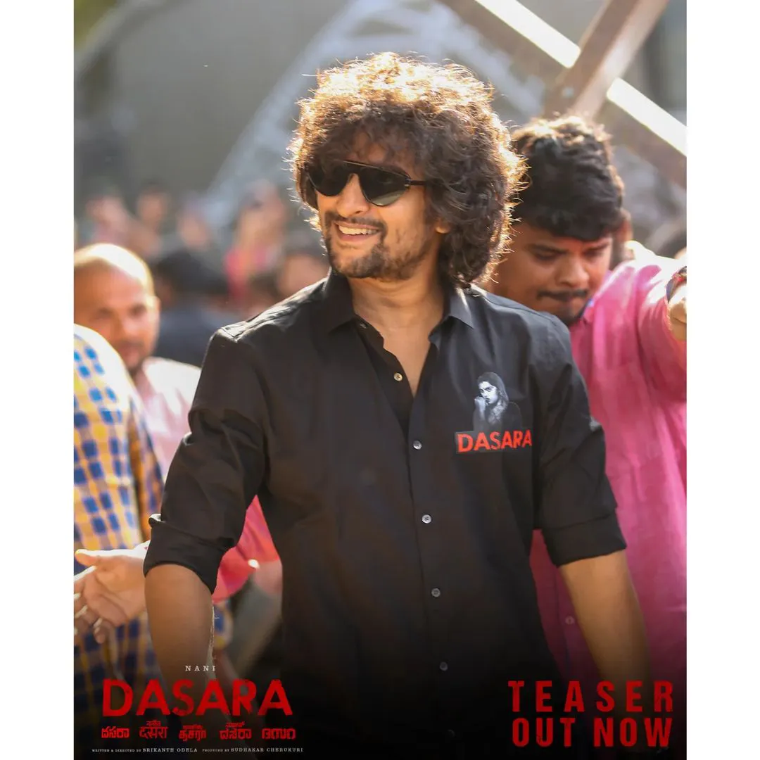 Natural Star Nani Stills from Dasara Teaser Launch Event