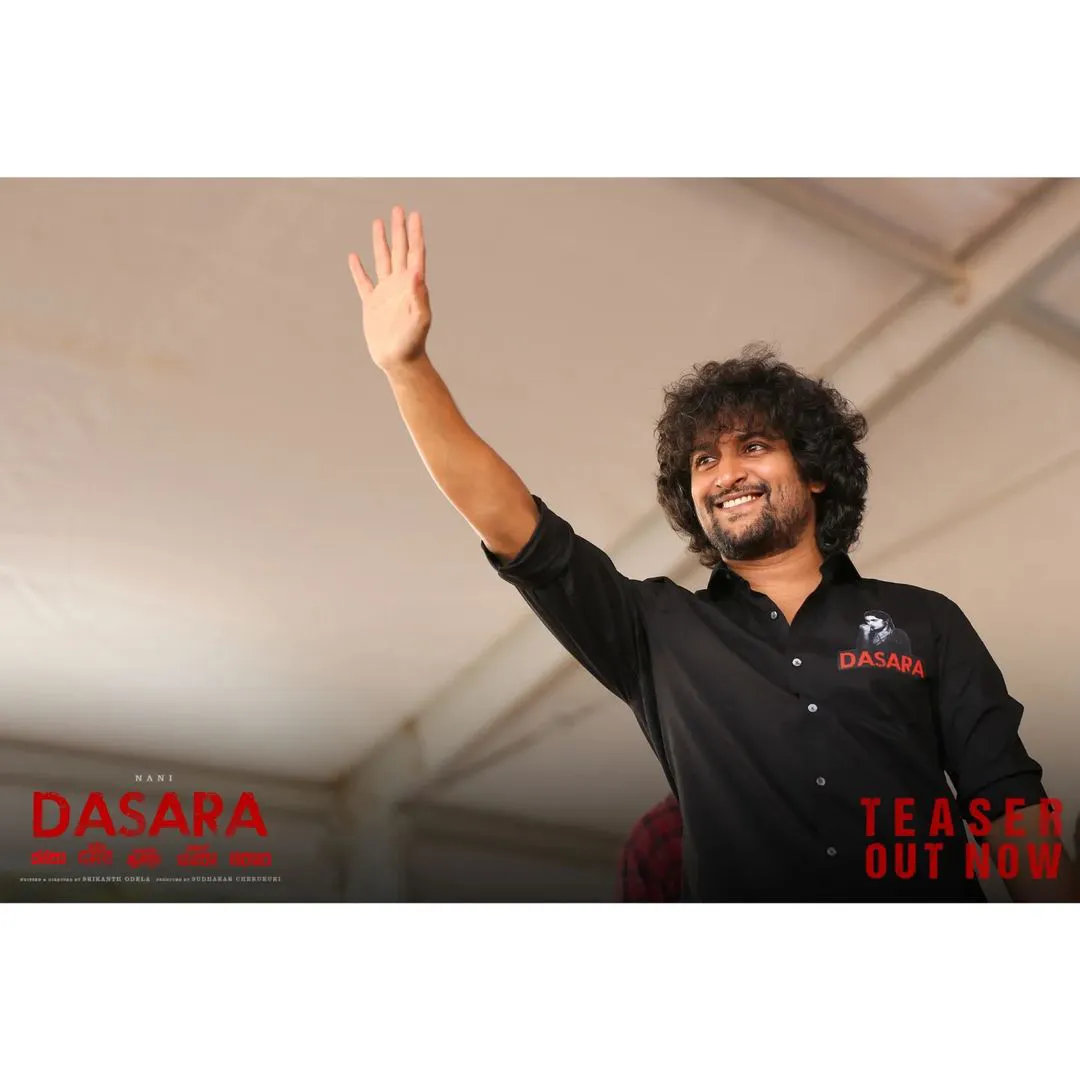 Natural Star Nani Stills from Dasara Teaser Launch Event