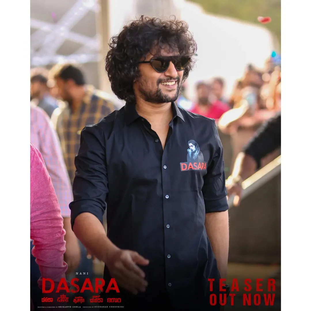 Natural Star Nani Stills from Dasara Teaser Launch Event