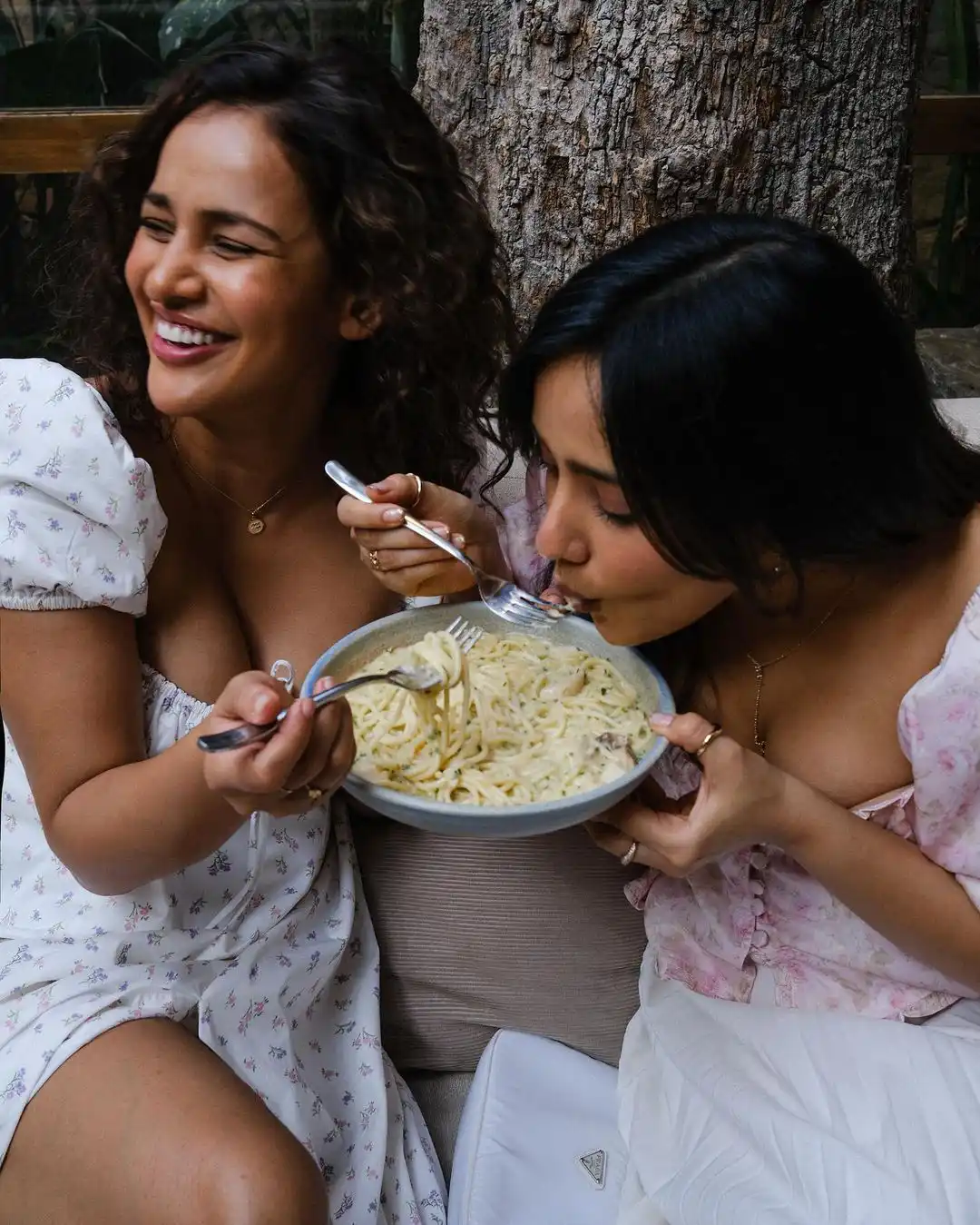 Neha Sharma enjoying with Sister Aisha Sharma