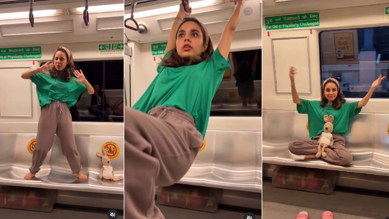 Viral Video: మెట్రో రైల్లో ఊగుతూ, డ్యాన్స్ చేస్తూ అమ్మాయి రచ్చ రచ్చ