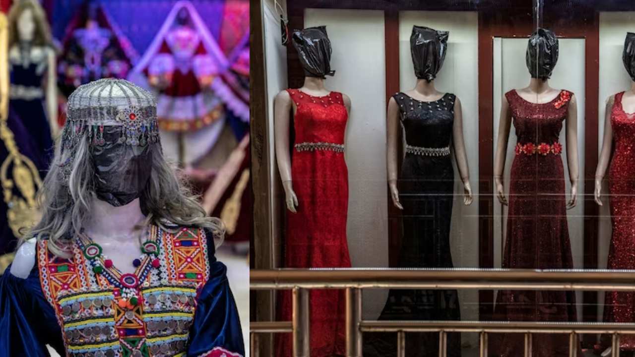 Viral Pics: మహిళల దుస్తులు అమ్మే దుకాణాల్లో బొమ్మల ముఖాలు కనపడకుండా ఆంక్షలు