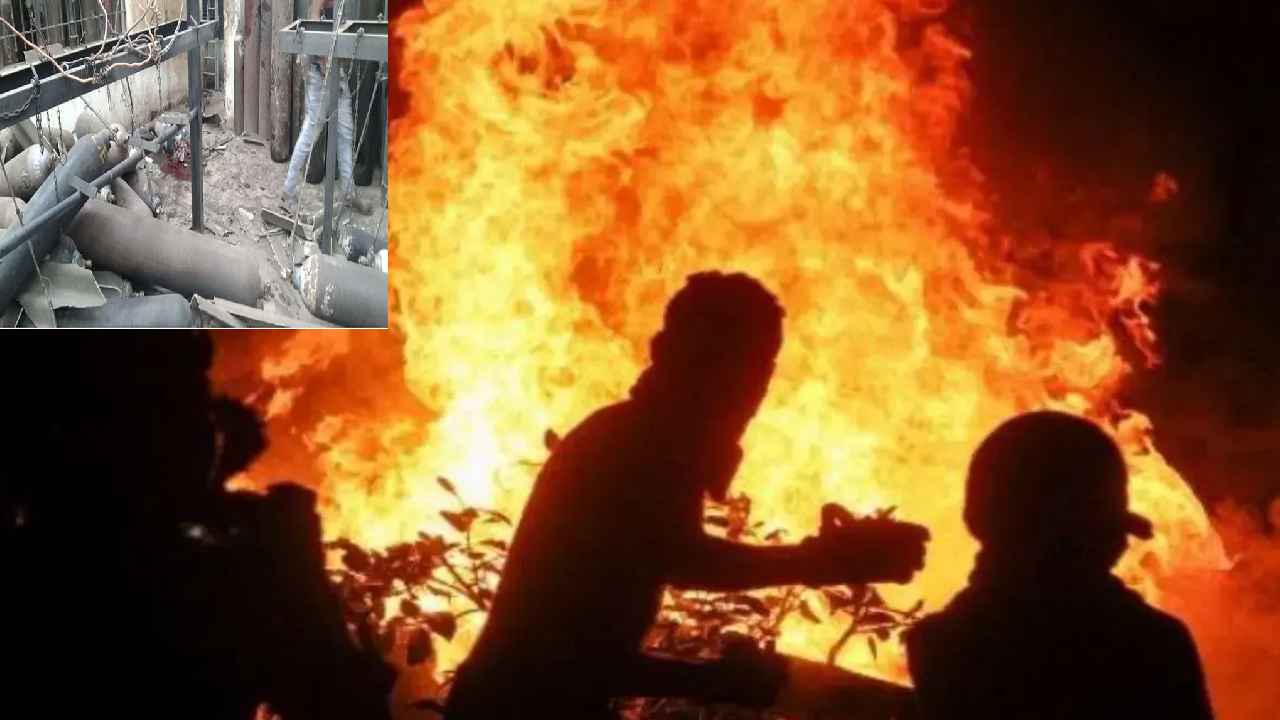 Oxygen Cylinder Blast : బాబోయ్.. బాంబులా పేలిన ఆక్సిజన్ సిలిండర్, ఇద్దరు మృతి