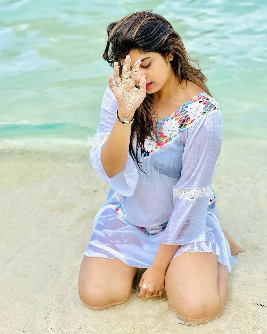 Rithu chowdary enjoying in Thailand Beaches
