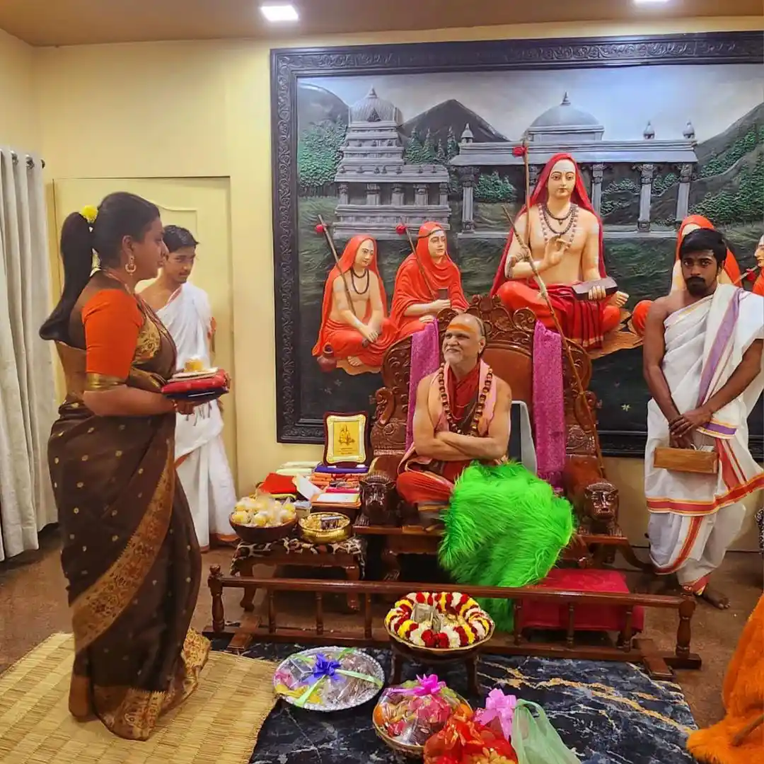 AP Minister Roja visited Visakha Sri Sarada Peetham