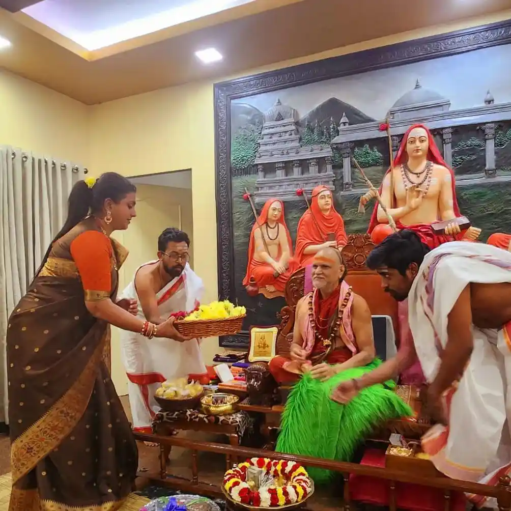 AP Minister Roja visited Visakha Sri Sarada Peetham