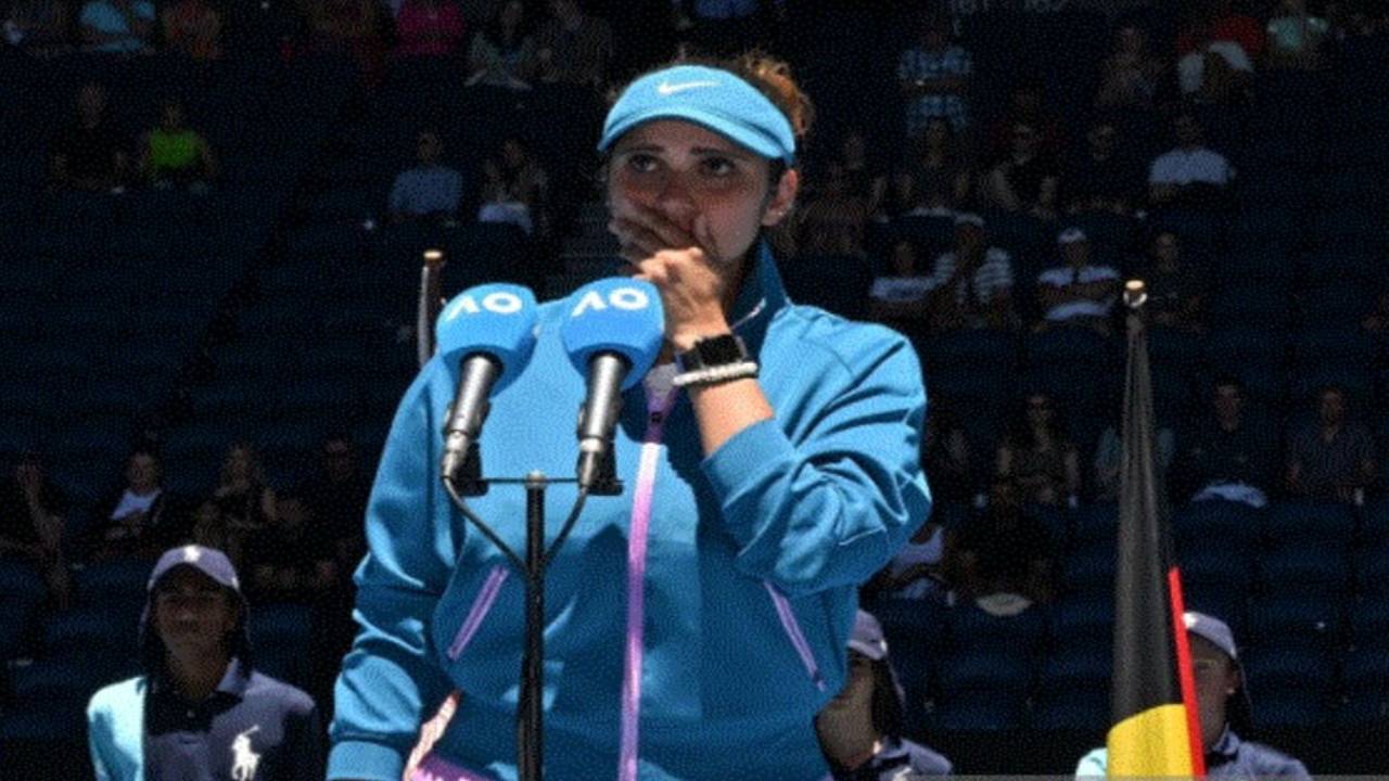 Sania Mirza: చివరి గ్రాండ్‌స్లామ్‌ ఫైనల్లో ఓటమి.. కన్నీళ్లు పెట్టుకున్న సానియా మీర్జా.. వీడియో వైరల్