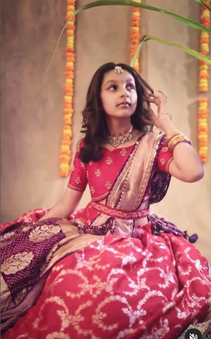 Sitara Ghattamaneni sankranthi special photoshoot