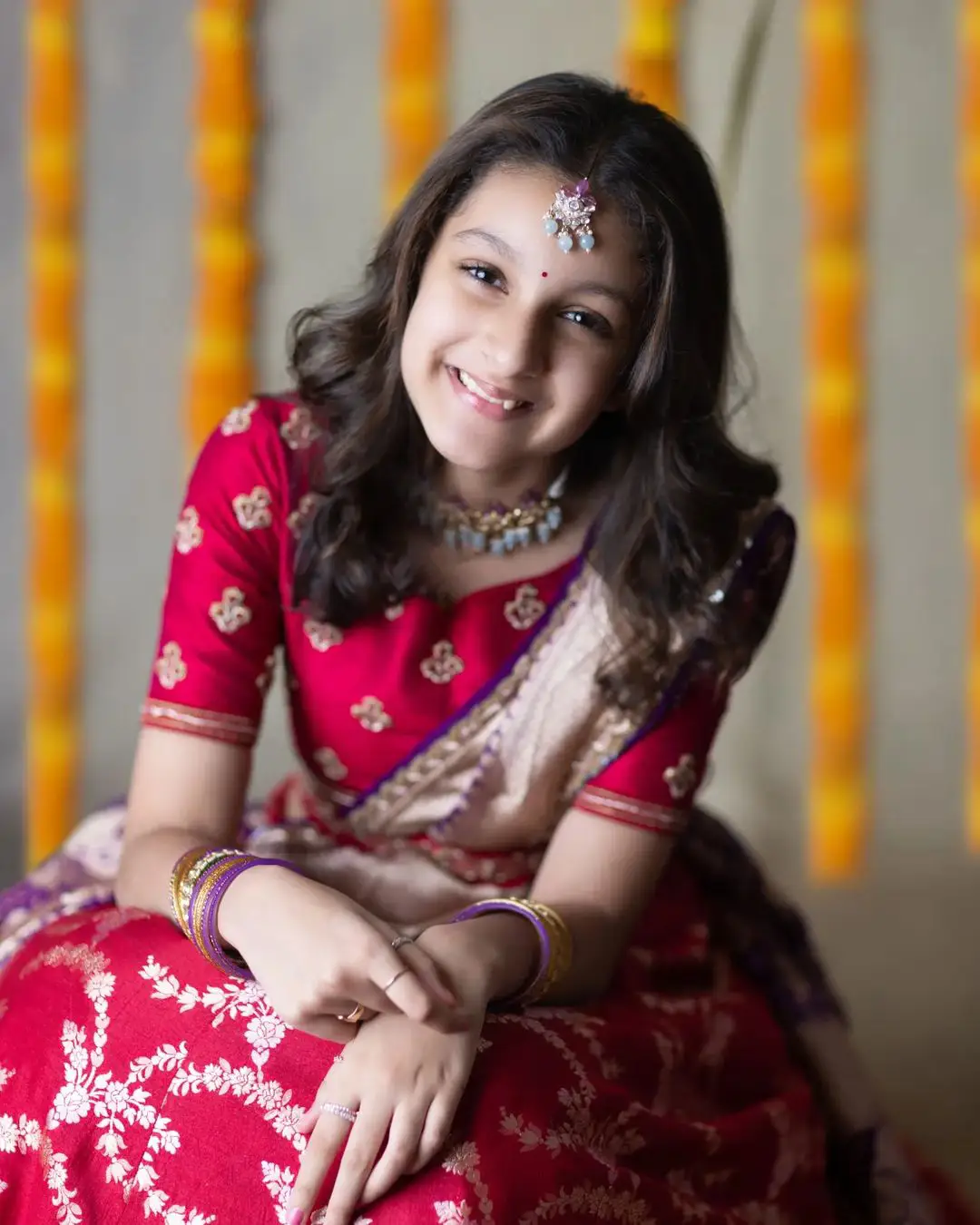 Sitara Ghattamaneni sankranthi special photoshoot