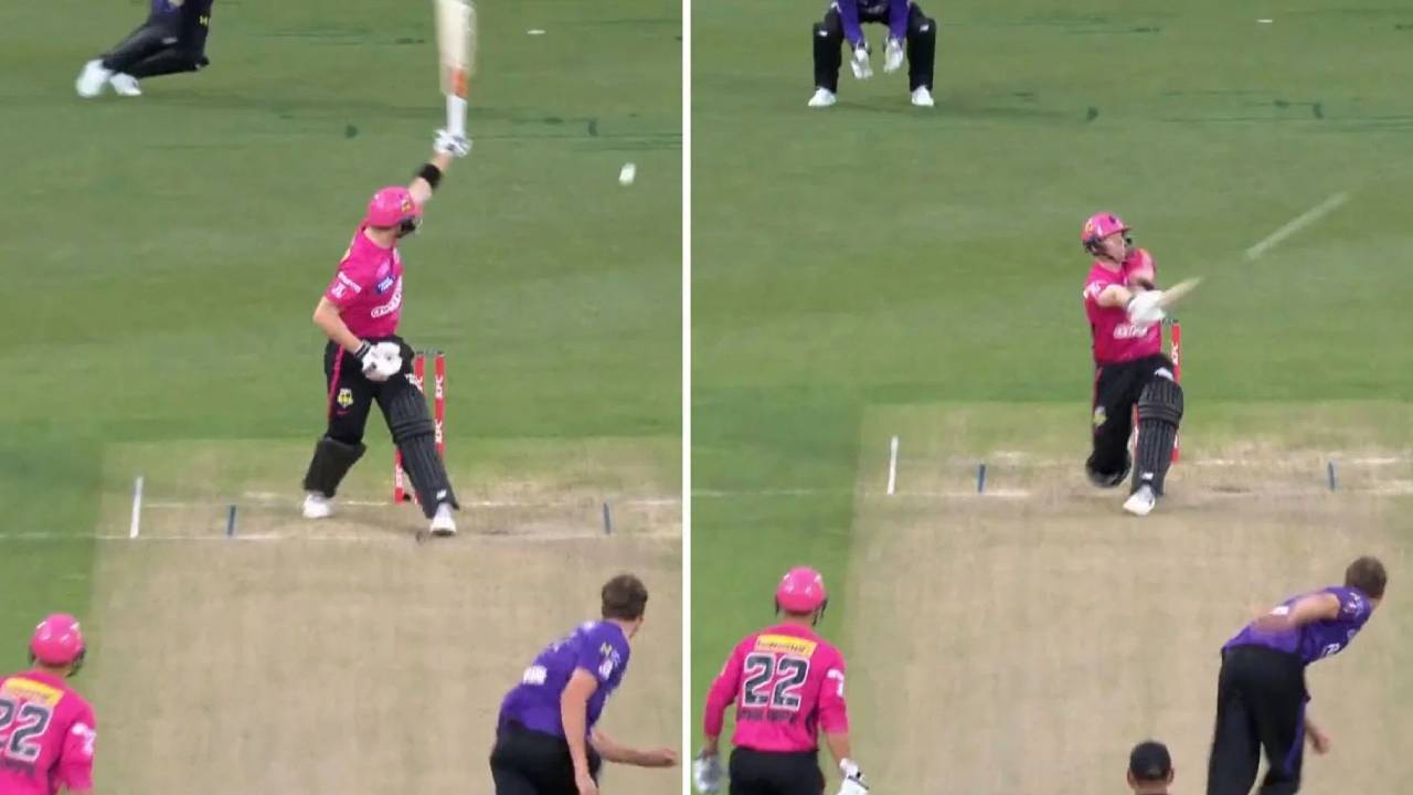 Steve Smith: ఇలాకూడా కొట్టొచ్చా..! క్రీజ్‌లో స్టీవ్ స్మిత్.. ఒక్క బాల్‌కు 16 పరుగులిచ్చిన బౌలర్.. వీడియో వైరల్