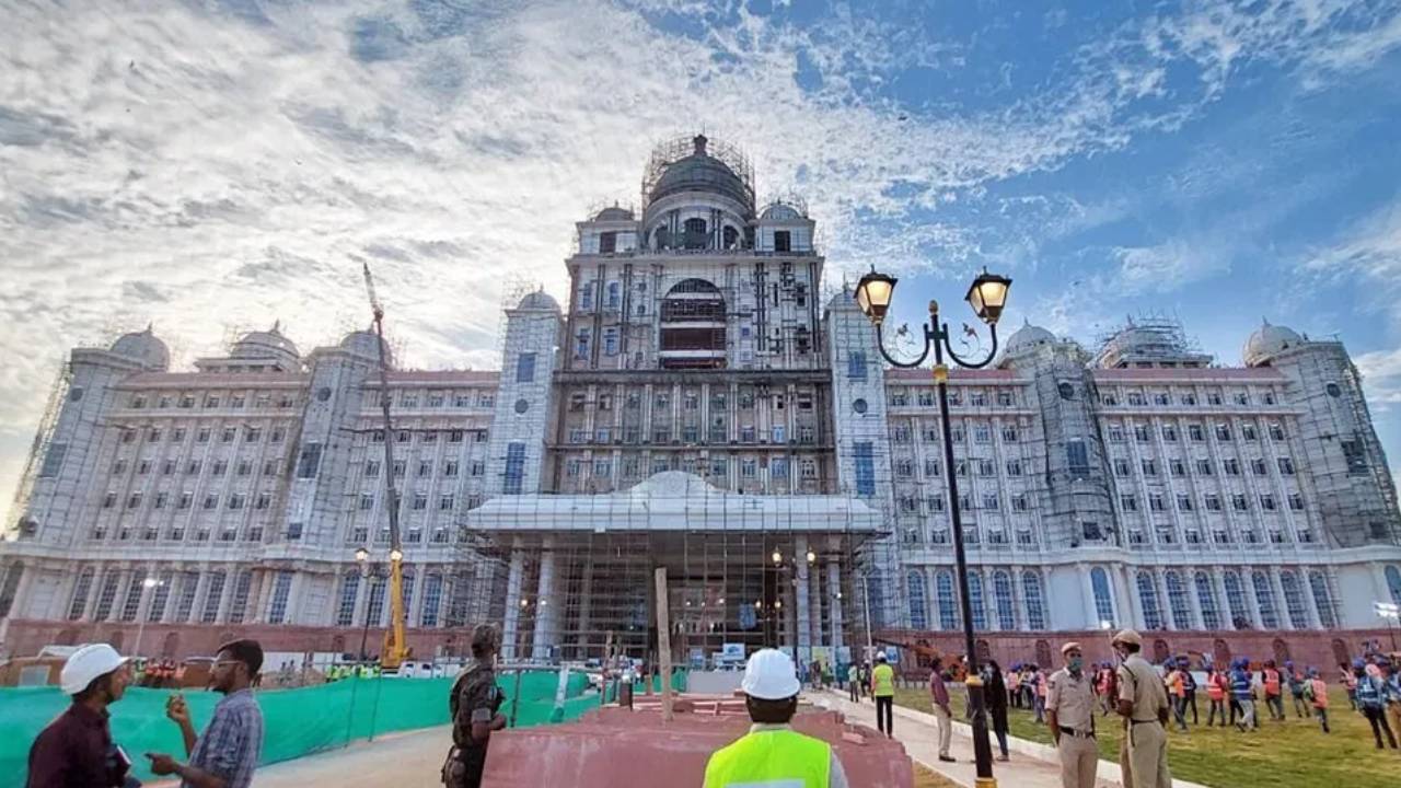 Telangana Secretariat: తెలంగాణ నూతన సచివాలయం డ్రోన్ వీడియో .. సాగర తీరాన అద్భుత కట్టడం ..
