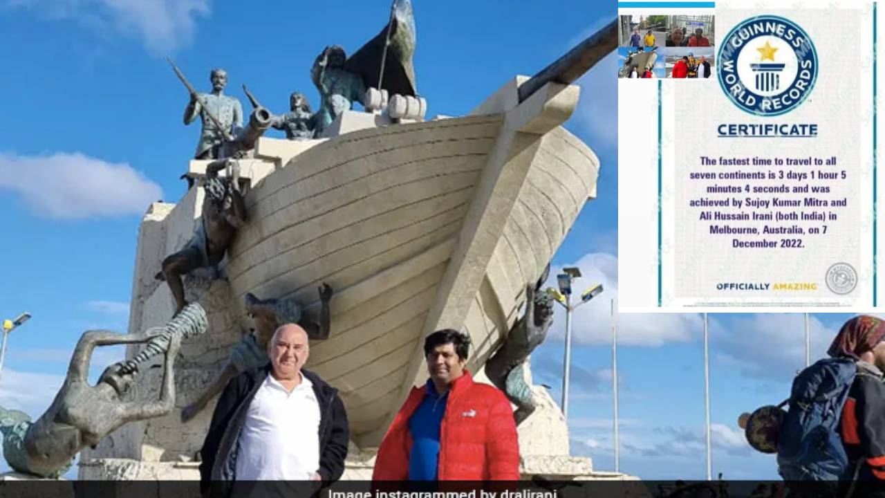 Guinness World Record : భారతీయుల ఘనత..73 గంటల్లో 7 ఖండాల్లో ప్రయాణించి గిన్నిస్ రికార్డ్