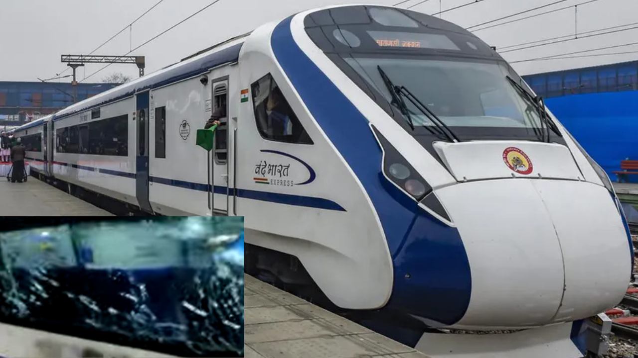Stone Pelting Vande Bharat Train : విశాఖలో వందేభారత్ రైలుపై రాళ్ల దాడి