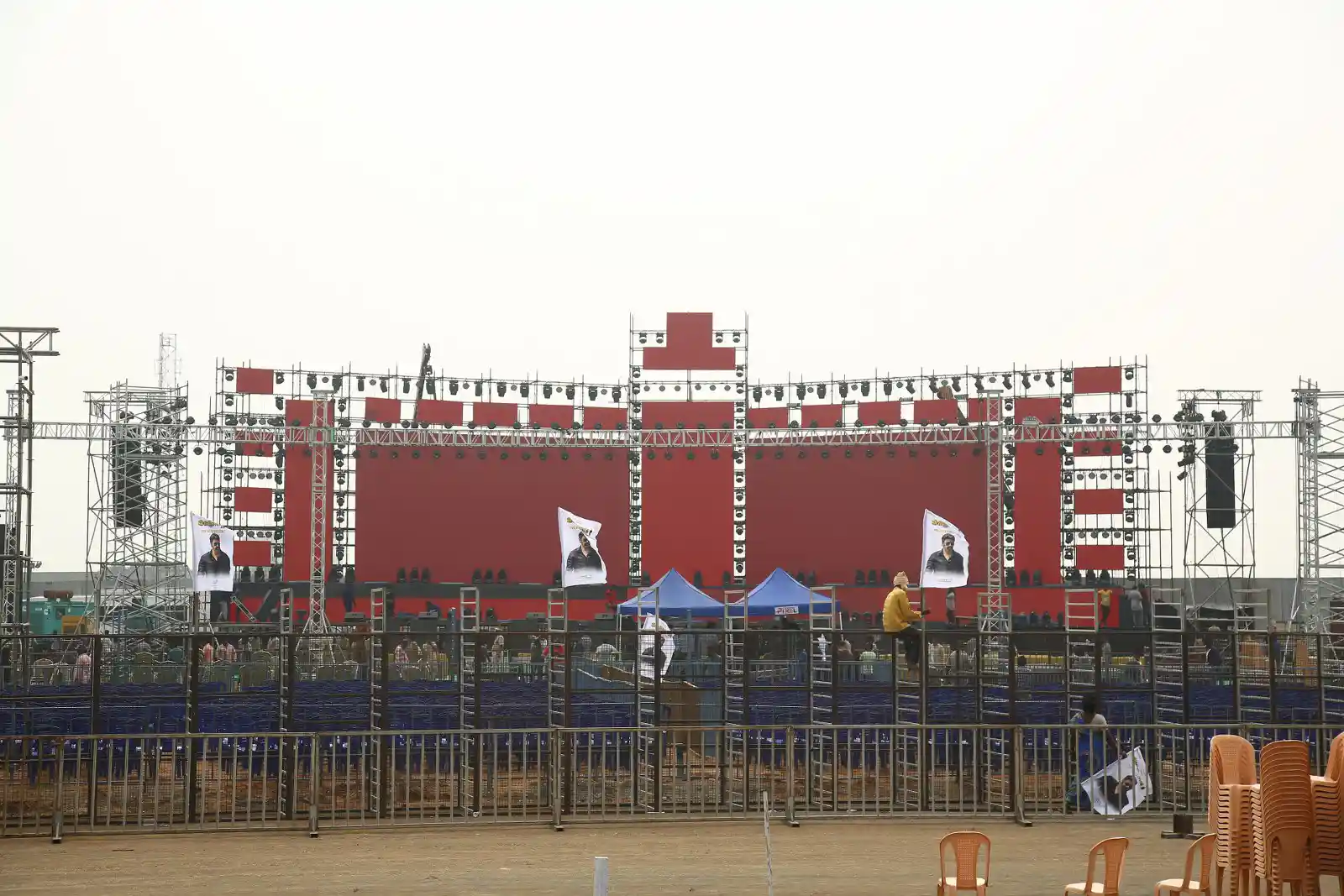 Veerasimha Reddy Pre Release Event arrangements