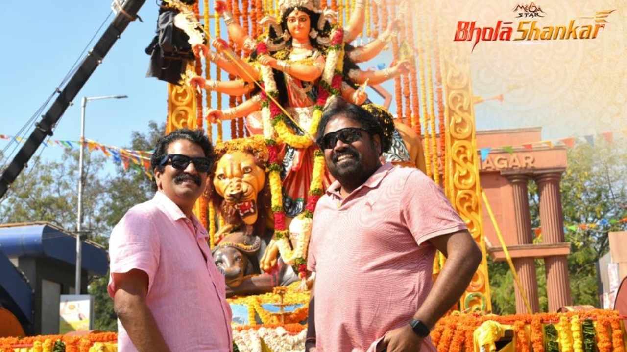 Bhola Shankar : భారీ కలకత్తా సెట్‌లో మొదలుపెట్టేసిన భోళాశంకర్.. వాల్తేరు వీరయ్య రిటర్న్ టు సెట్స్..