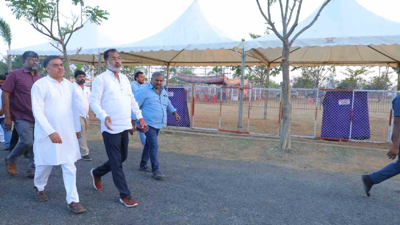 Janasena: రేపే జనసేన ‘యువశక్తి సభ’.. ఏర్పాట్లు పరిశీలించిన నాదెండ్ల, నాగబాబు