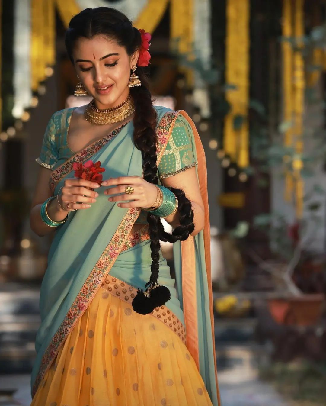 Malvika Sharma Sankranthi Special Photoshoot