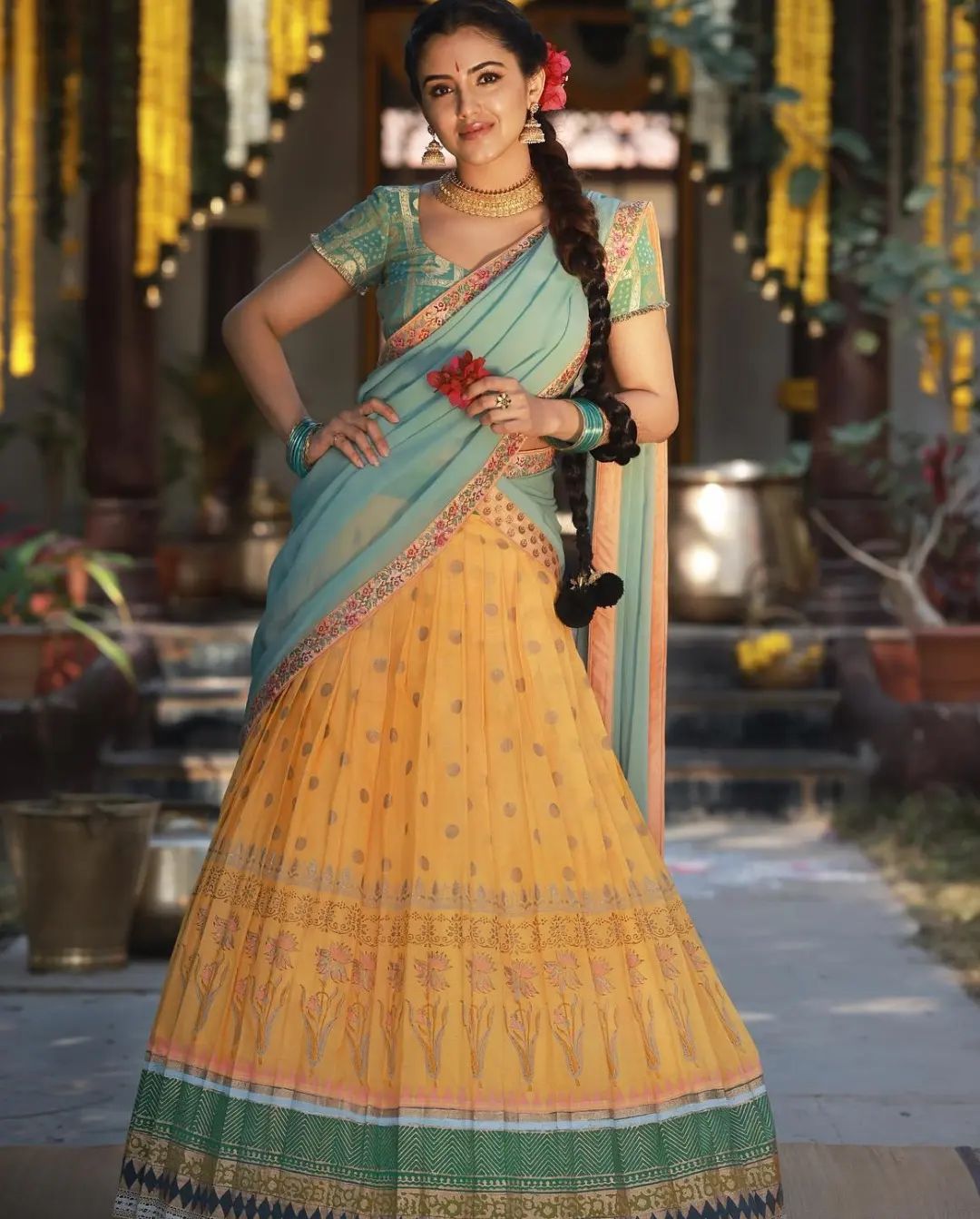 Malvika Sharma Sankranthi Special Photoshoot