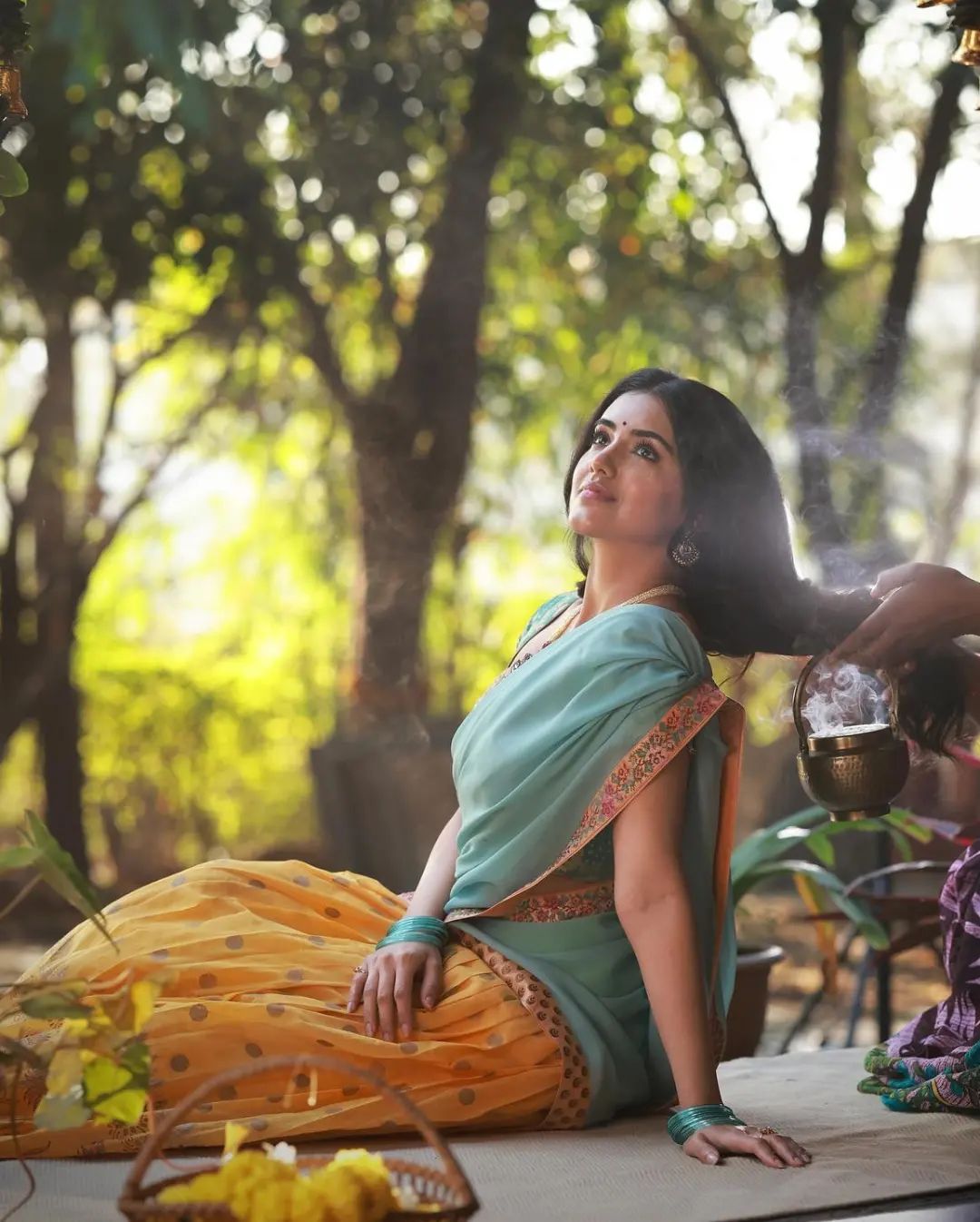 Malvika Sharma Sankranthi Special Photoshoot