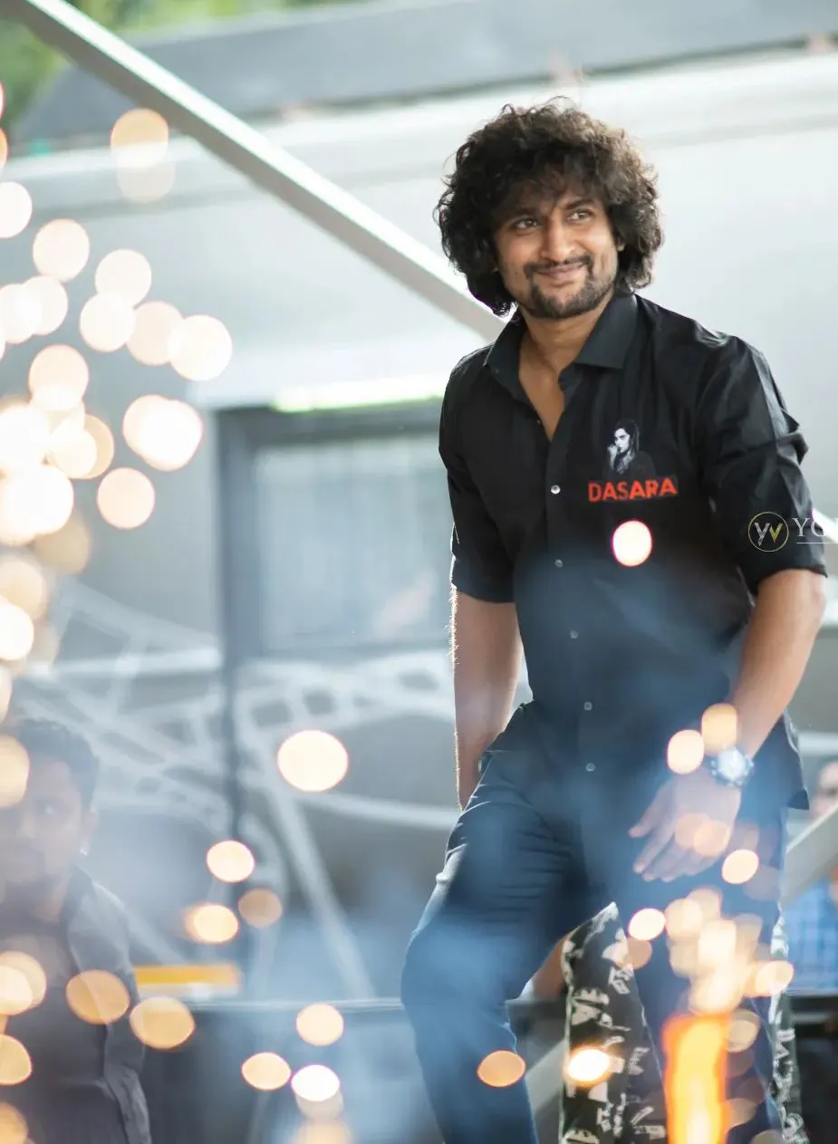 Natural Star Nani Stills from Dasara Teaser Launch Event