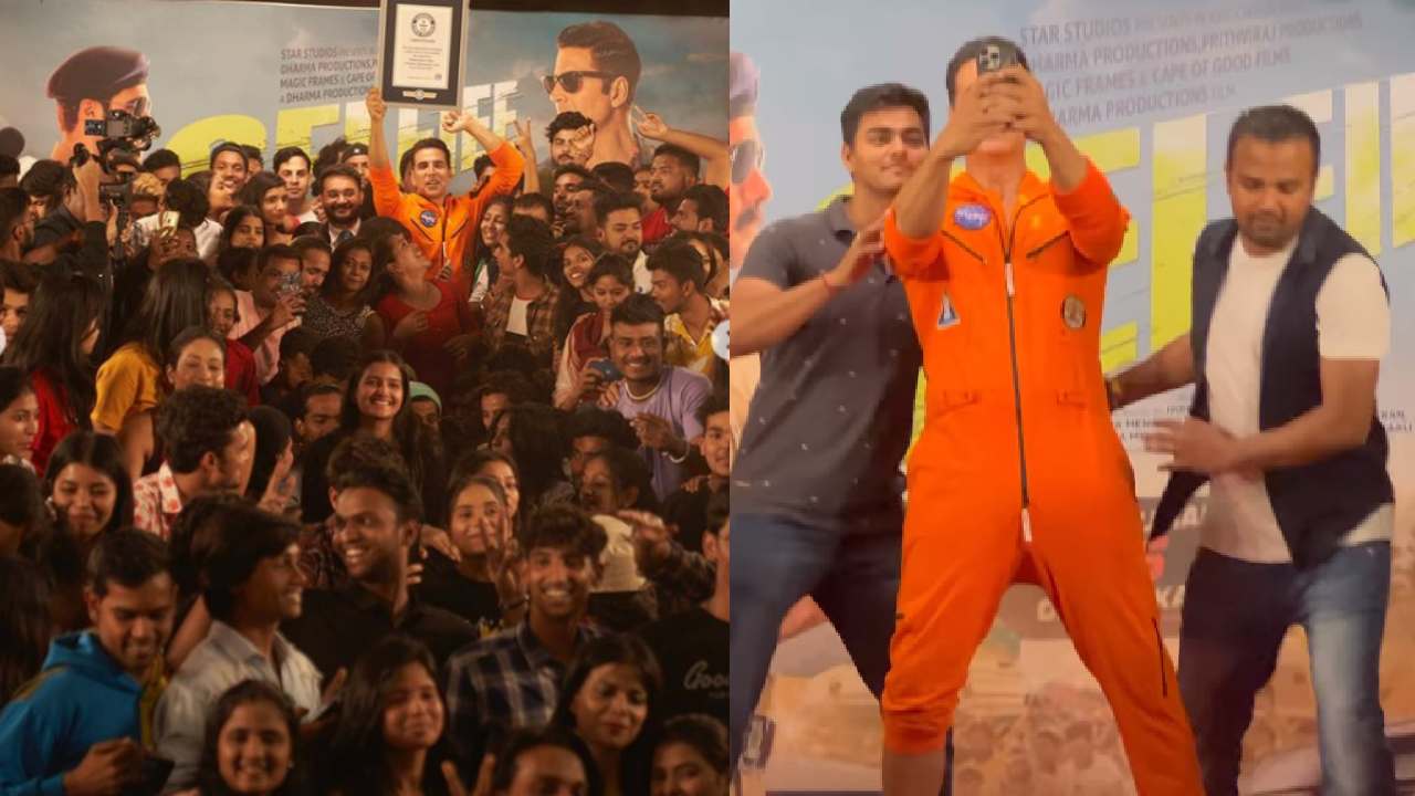Akshay Kumar : సెల్ఫీలతో గిన్నిస్ వరల్డ్ రికార్డ్‌ను బద్దలు కొట్టిన అక్షయ్ కుమార్‌..