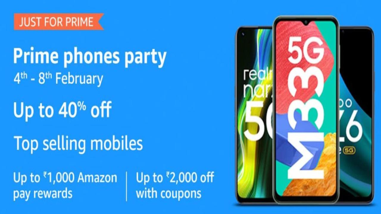 Amazon Prime Party Sale : అమెజాన్ ప్రైమ్ ఫోన్ పార్టీ సేల్.. కొత్త స్మార్ట్‌ఫోన్లపై బెస్ట్ డీల్స్.. మరెన్నో డిస్కౌంట్లు.. ఏయే బ్రాండ్ ఫోన్ ధర ఎంతంటే?