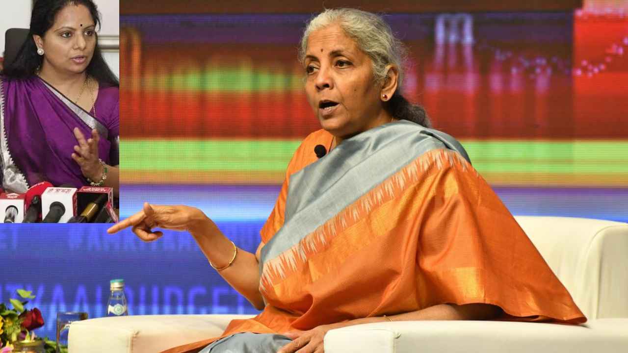 MLC Kavitha : కేంద్రం చేసిన వంద లక్షల కోట్లు అప్పు మాటేమిటి? నిర్మలమ్మకు కవిత కౌంటర్