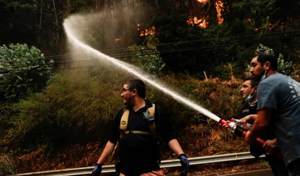 Chile Fire: చిలీ అడవుల్లో చెలరేగిన మంటలు.. అదుపు చేసే క్రమంలో 13మంది మృతి