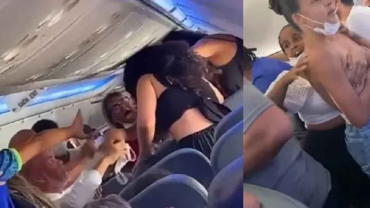 Fight Over Window Seat : ఇదేందయ్యా ఇది.. విమానంలో విండో సీటు కోసం పొట్టు పొట్టు కొట్టుకున్నారు, వీడియో వైరల్