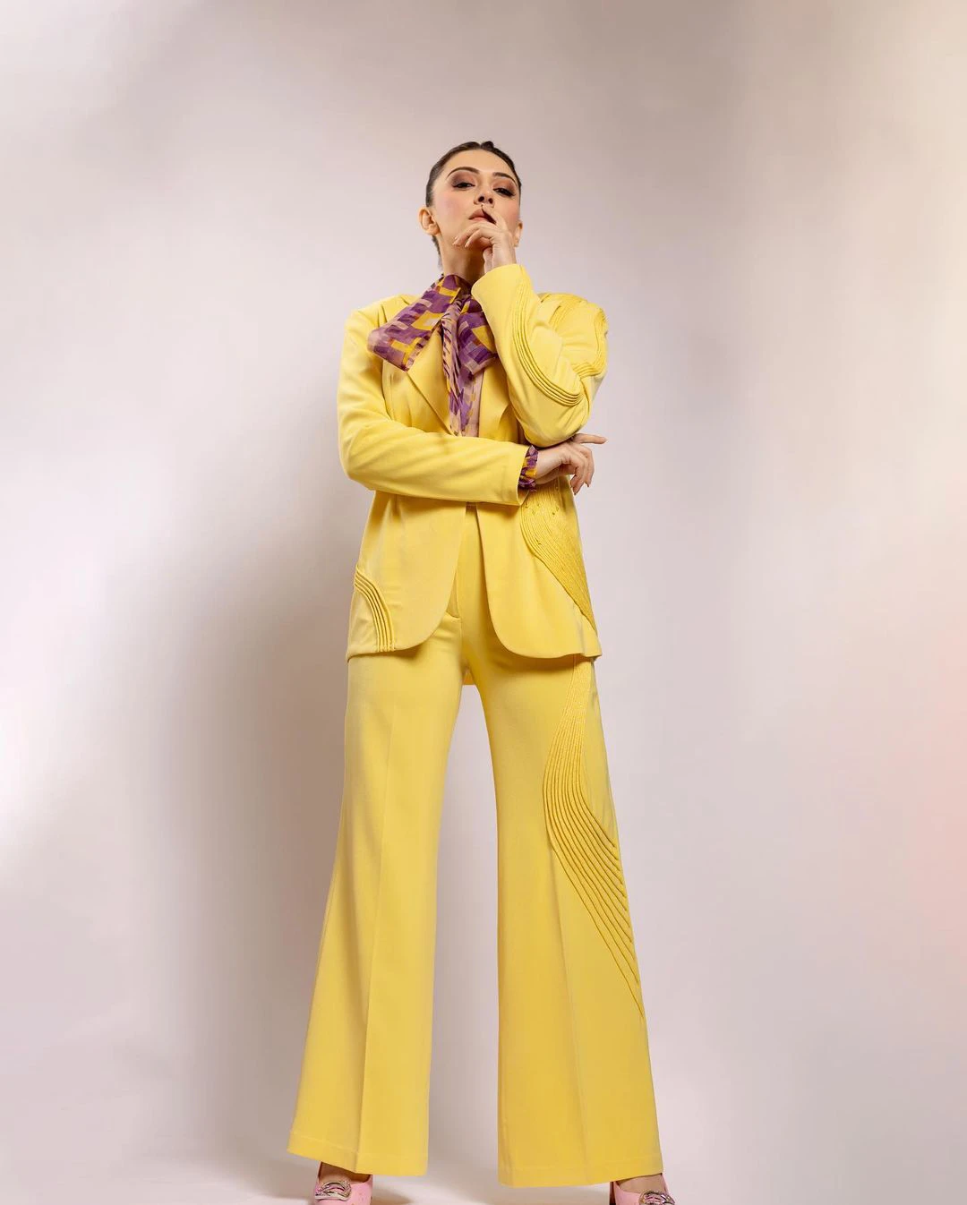 Hansika Motwani trendy photoshoot for her wedding video promotions