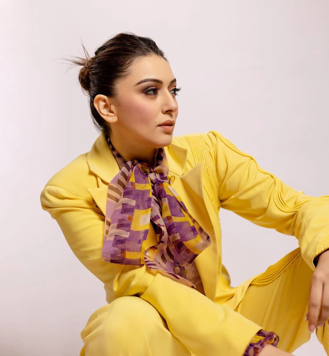Hansika Motwani trendy photoshoot for her wedding video promotions
