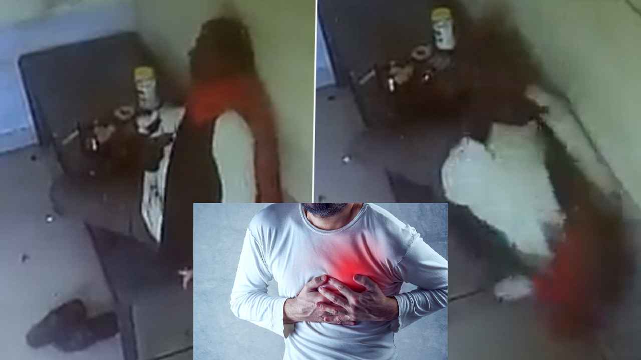 Heart Attack : షాకింగ్.. భోజనం చేస్తూ గుండెపోటుతో మృతి, వీడియో వైరల్