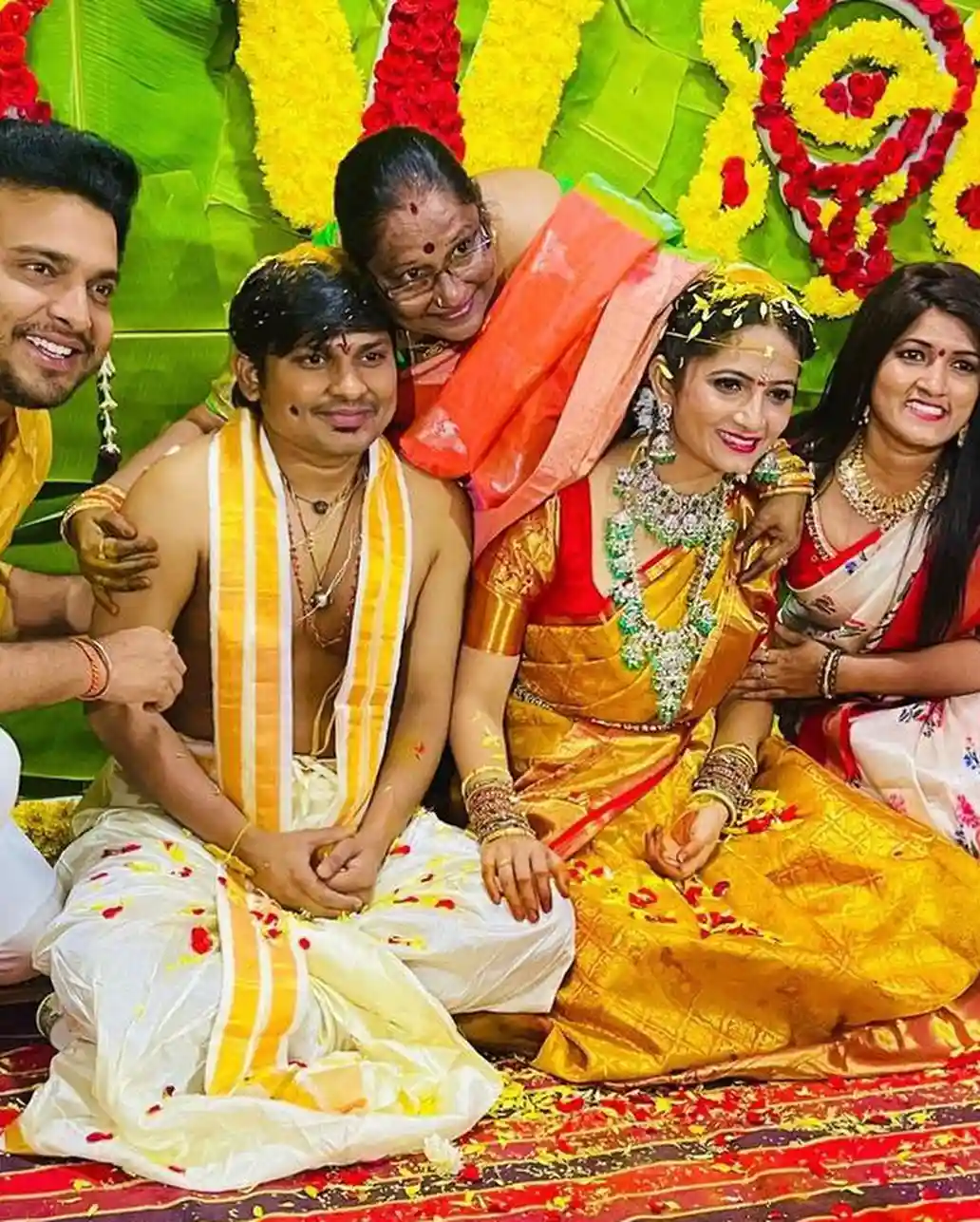 Jabardasth Rakesh and Jordar Sujatha marriage photos