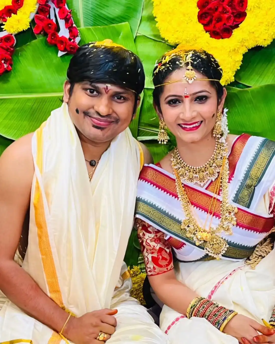 Jabardasth Rakesh and Jordar Sujatha marriage photos