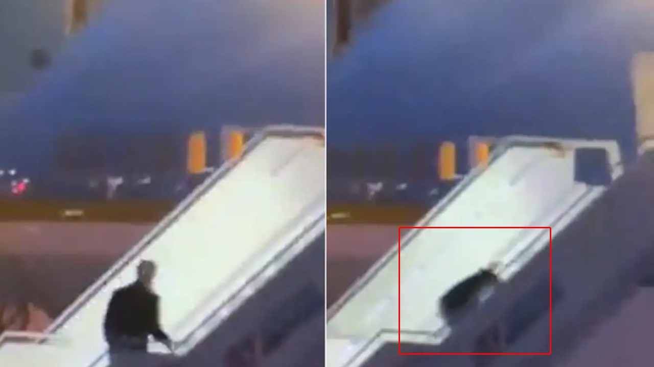 Joe Biden : అయ్యో..మళ్లీ తడబడిన బైడెన్ .. విమానం మెట్లు ఎక్కుతూ జారిపడ్డ ప్రెసిడెంట్