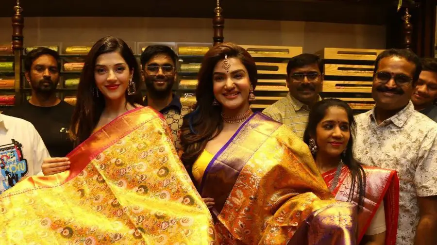 Mehreen and Honey Rose attend a shop opening event in Zaheerabad